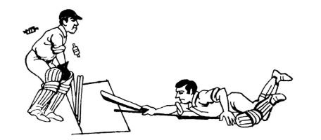 রান আউট । ক্রিকেট খেলার আইন কানুন 3 রান আউট