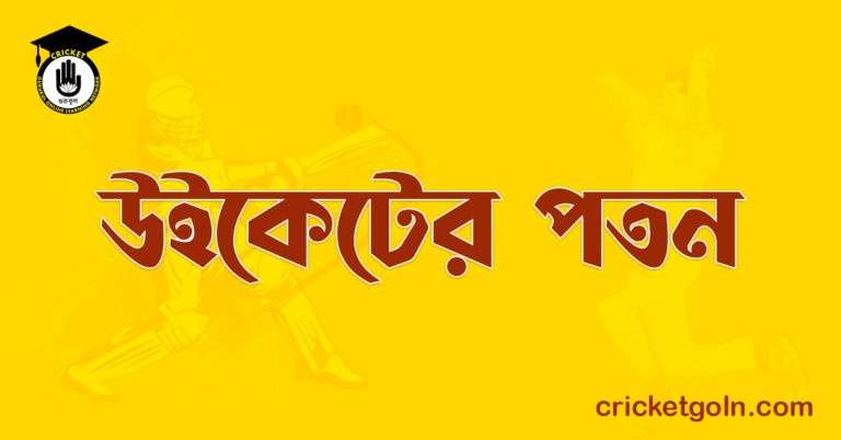 উইকেটের পতন