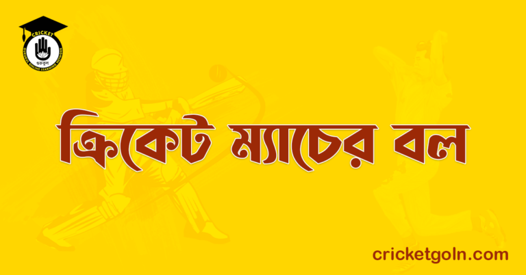 ক্রিকেট ম্যাচের বল