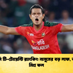 আইসিসি টি টোয়েন্টি রx200d্যাংকিং নাসুমের বড় লাফ বাকিদের মিশ্র ফল Cricket Gurukul [ ক্রিকেট গুরুকুল ] GOLN