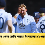 ধীরগতির ওভার রেটের কারণে ইংল্যান্ডের ১২ পয়েন্ট কাটা 1 Cricket Gurukul [ ক্রিকেট গুরুকুল ] GOLN
